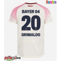 Camiseta Bayer Leverkusen Alejandro Grimaldo #20 Visitante Equipación 2025-26 manga corta